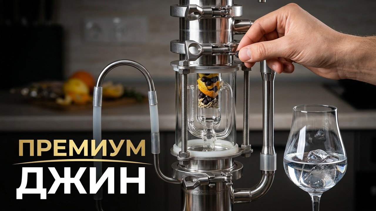 Рецепт джина (dry gin) на экстракторе Сокслета